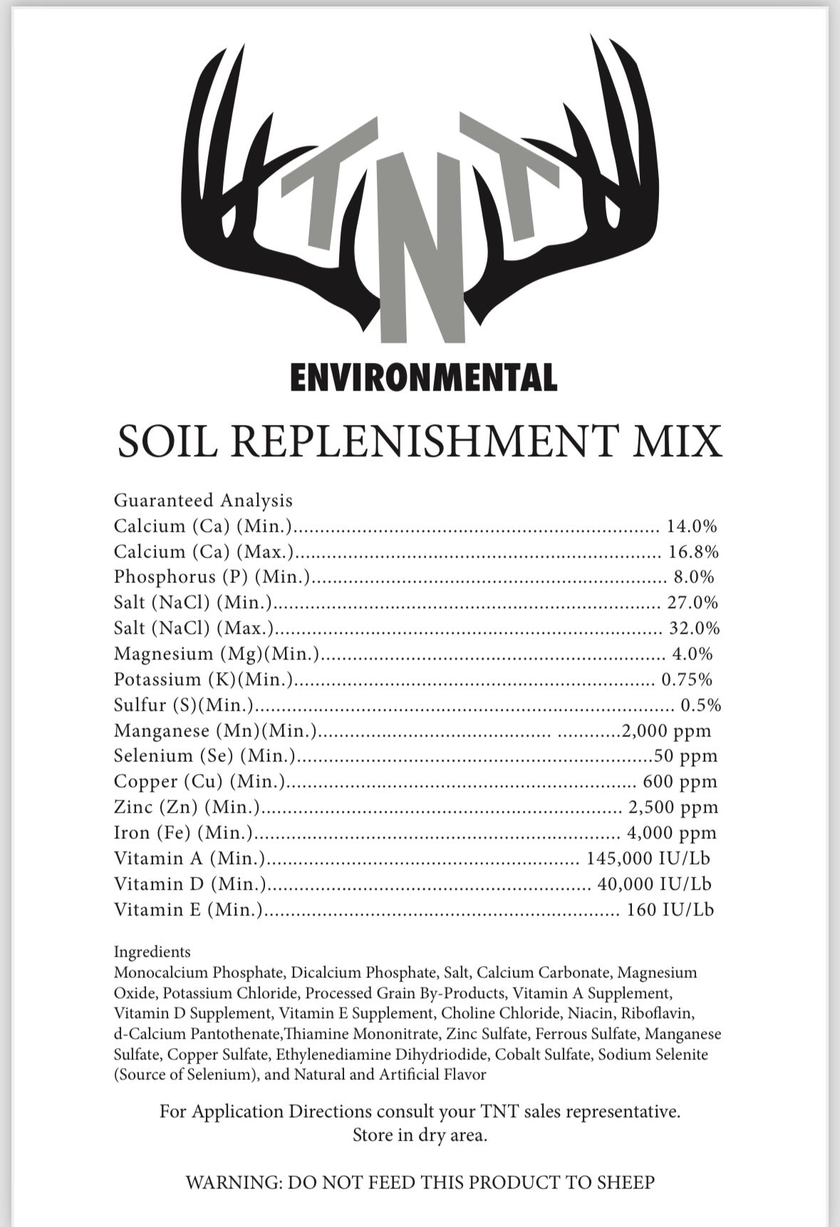 TNT Environmental Soil Replenishment Mix #25 Bag